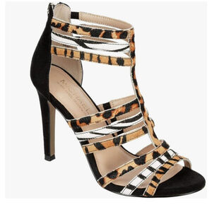 Michael By Michael Shannon Women's Nicki Leopard High Heels Dress Shoes Size 8.5